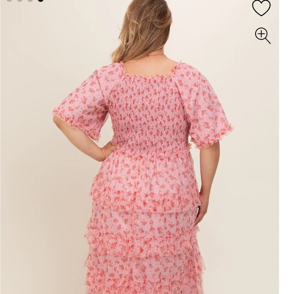 PinkBlush pink floral tulle dress - Picture 5 of 5